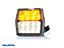 LED Blinkers- & Positionslys, 99,7x92,7x30, gul/hvid ,inkl. kabel 1m , CC=45mm