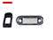 LED Posisjonslys Valeryd 84,2x27,7x12,8mm rød 12-36V inkl. 15cm Kabel